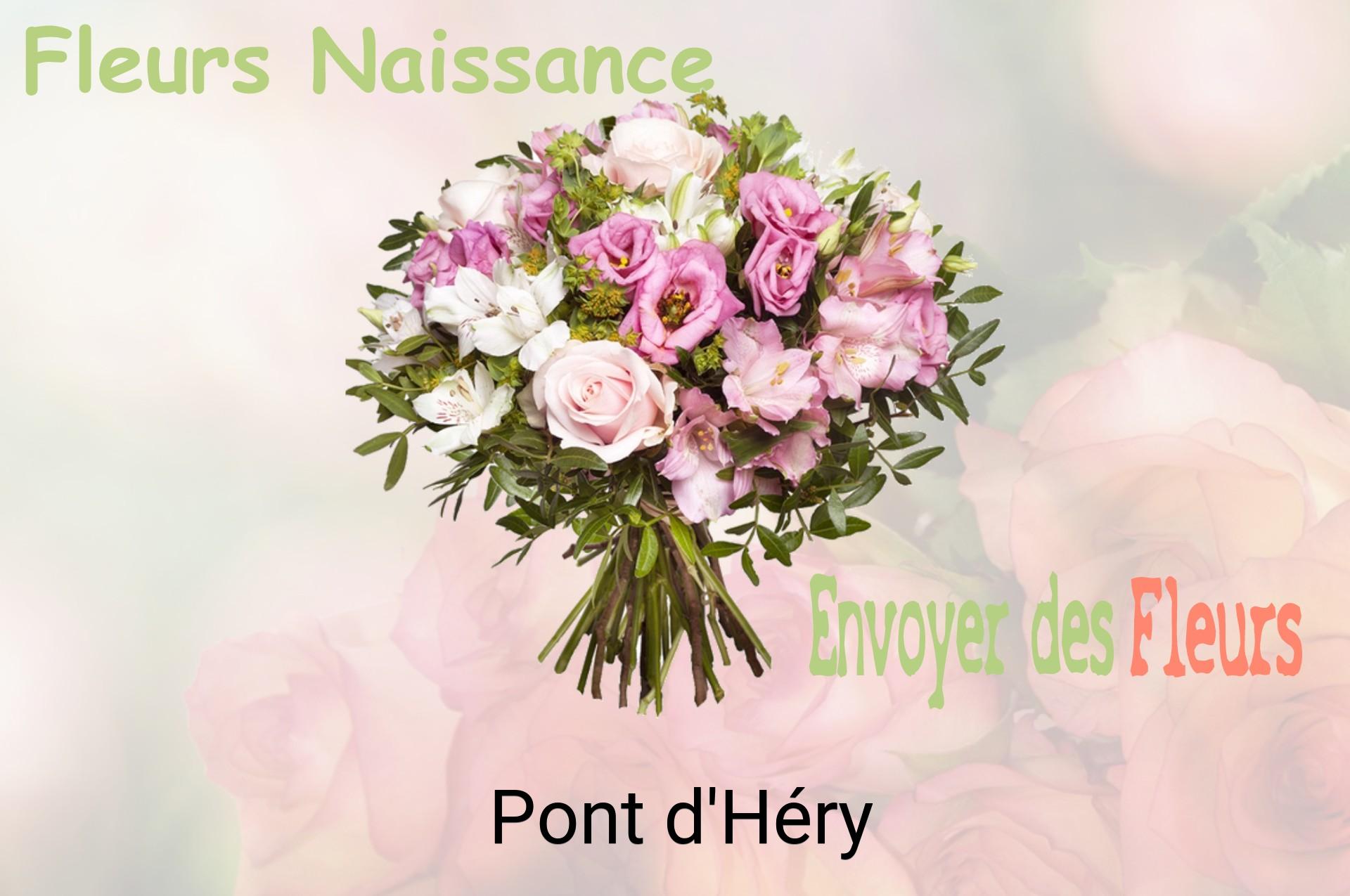 Bouquet de fleurs de naissance livré à Pont-d'Héry